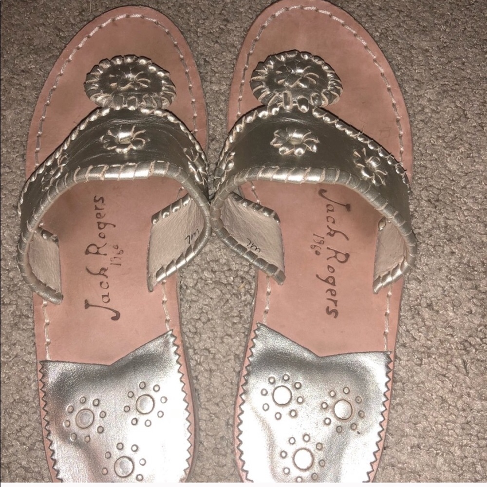 Platinum Jack Rogers size 7